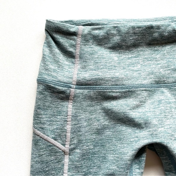 Free People Movement High-Rise 7/8 You're a Peach Leggings XS Grey Teal - Picture 13 of 16